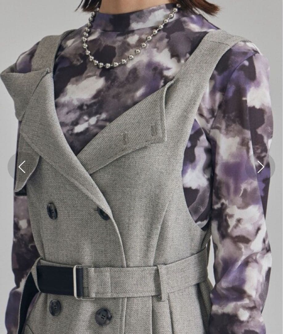 【UNITED TOKYO】トレンチラべルジャンパースカート