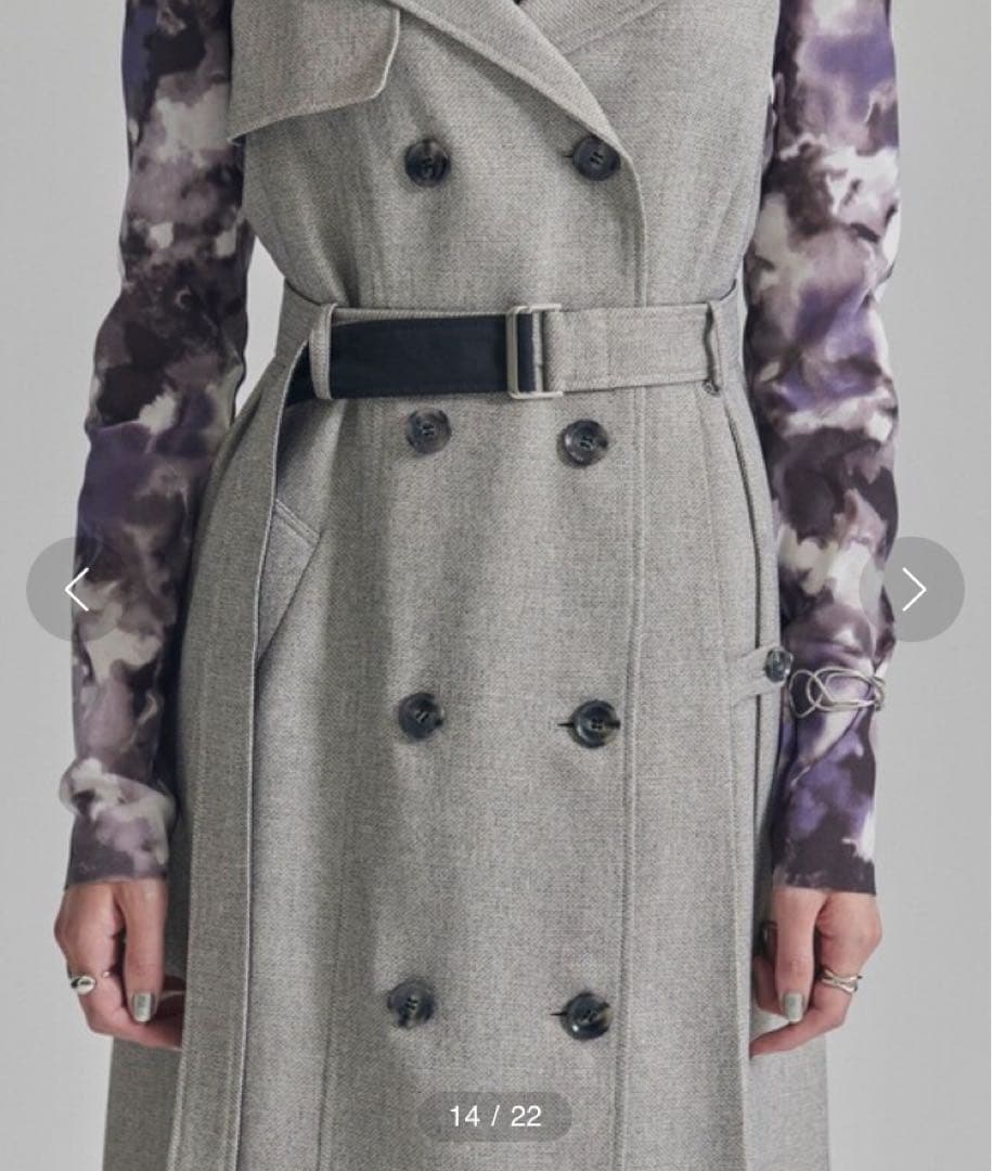 【UNITED TOKYO】トレンチラべルジャンパースカート