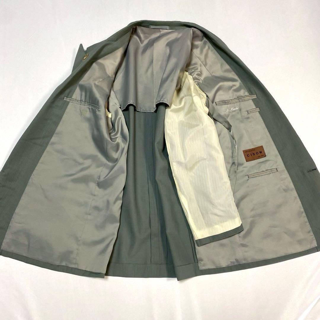 【vintage】セットアップ　スーツ　ダブル　５点セット　希少カラー　ピンズ