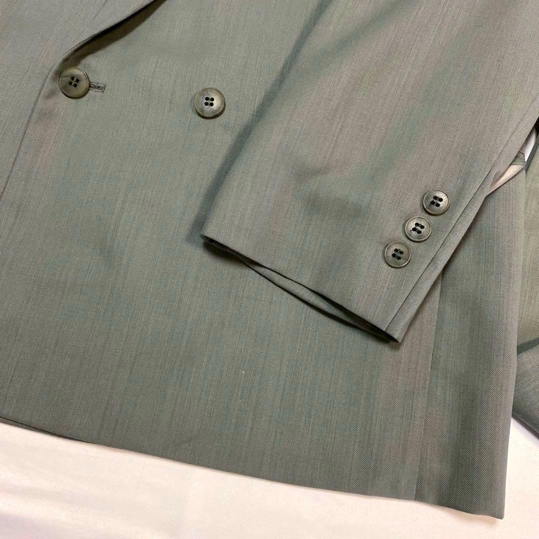 【vintage】セットアップ　スーツ　ダブル　５点セット　希少カラー　ピンズ