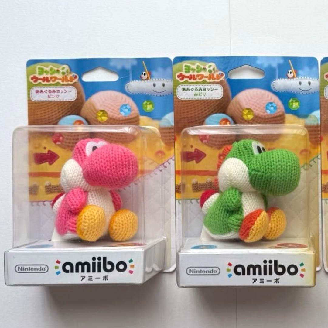 amiibo あみぐるみヨッシー みどり ピンク アミーボ 任天堂 ニンテンドー