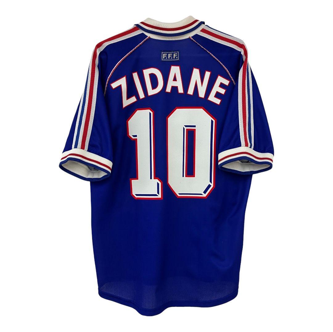 97-98　フランス代表　ジダン　アディダスオフィシャル　当時物ユニフォーム