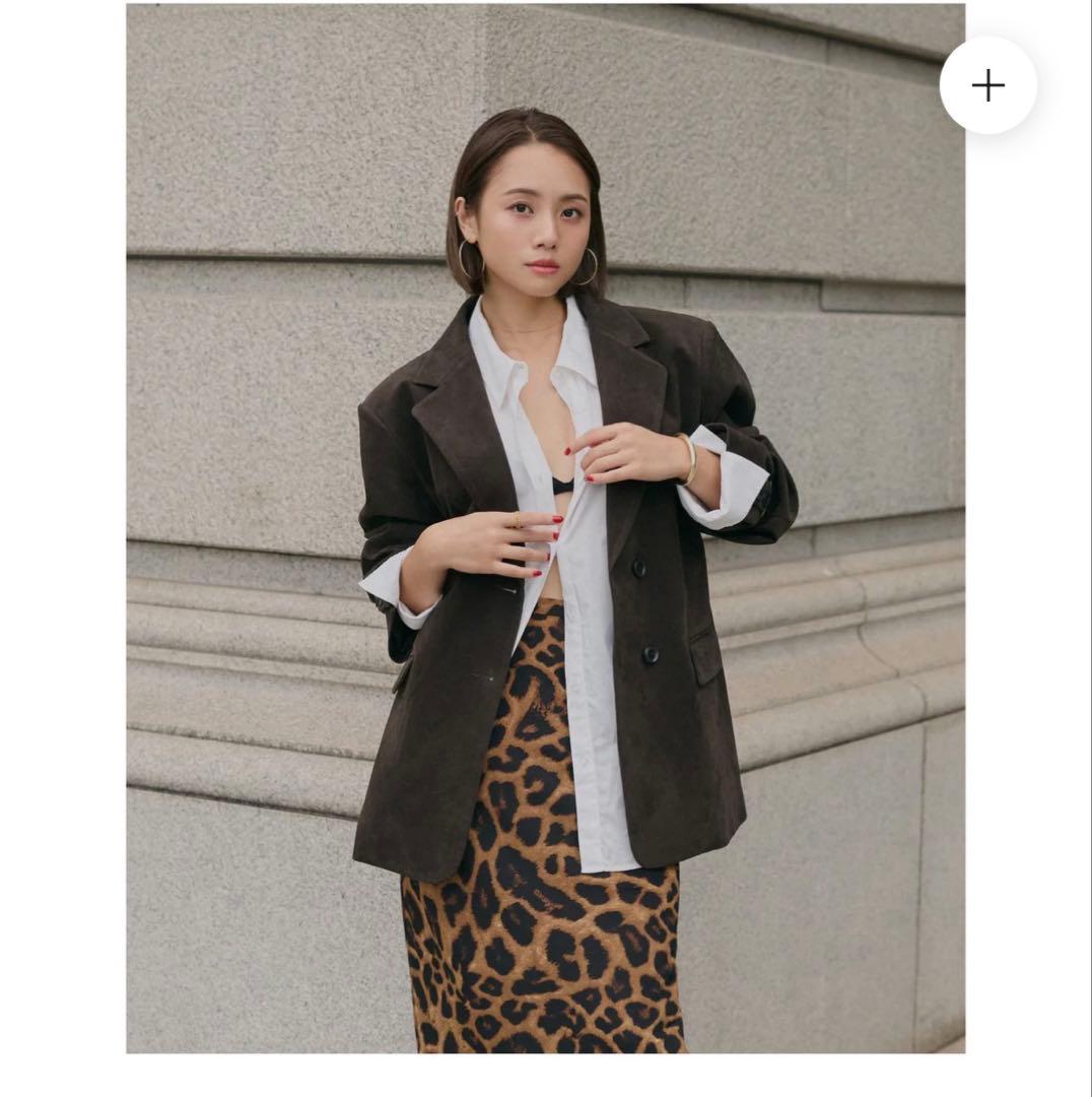 スエードオーバージャケット キャメルブラウン　Mサイズ　<新品未使用品>