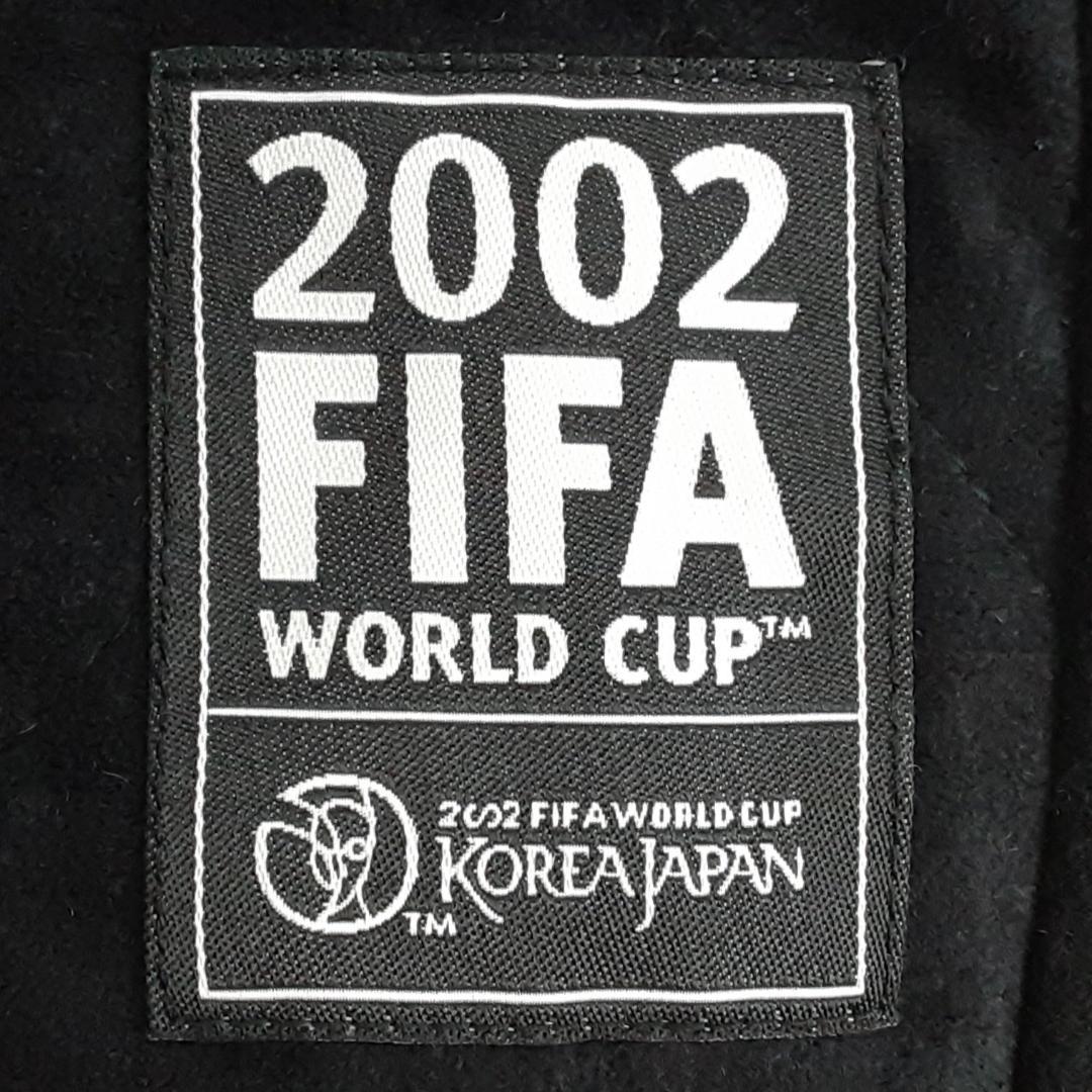 美品◎2002 FIFA W杯 スタジャン アウター 黒茶 レザー 本革 日本製