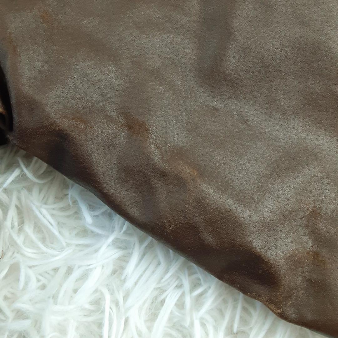 美品◎2002 FIFA W杯 スタジャン アウター 黒茶 レザー 本革 日本製