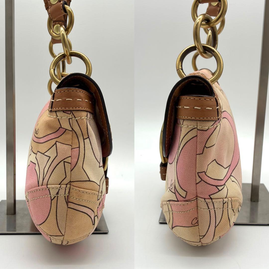 希少 COACH コーチ　マルチカラー　ワンショルダーバッグ　ソーホー