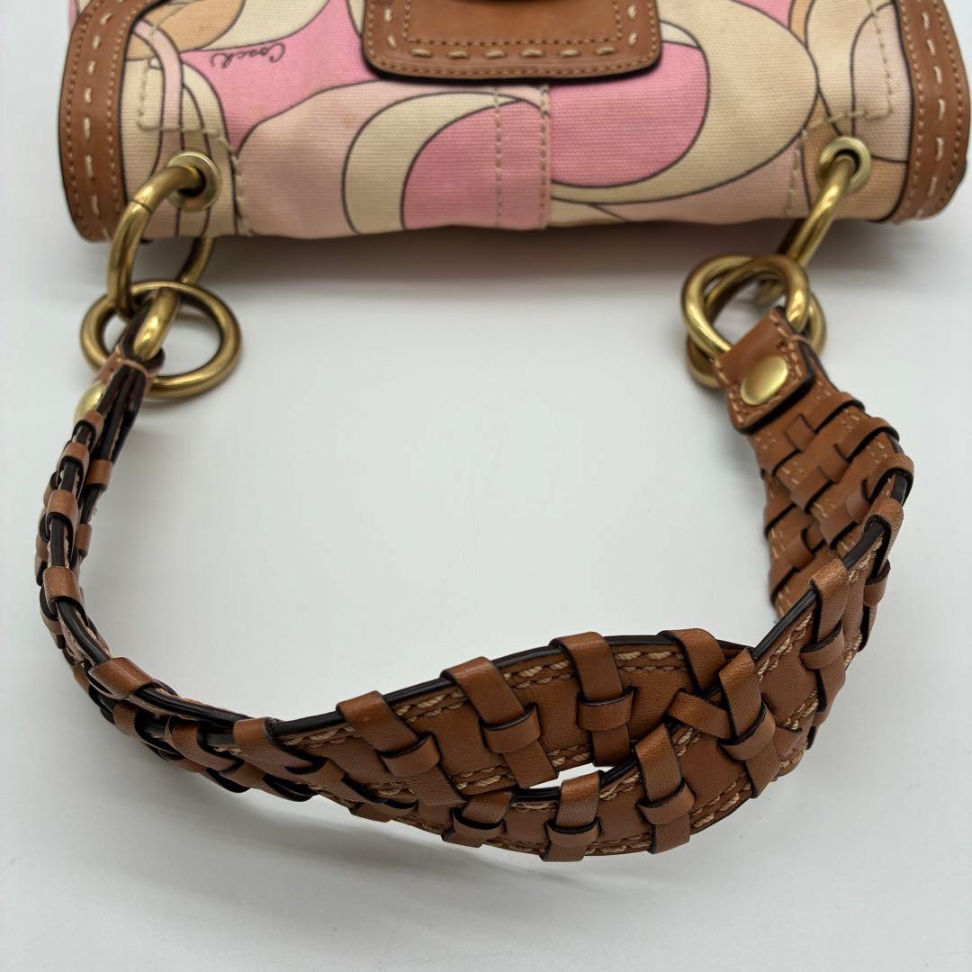希少 COACH コーチ　マルチカラー　ワンショルダーバッグ　ソーホー