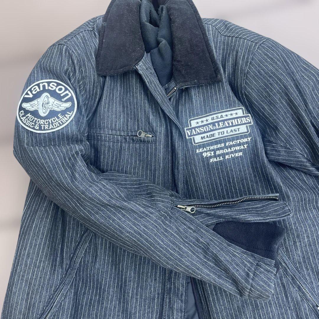 Vanson v22110W COTTON JACKET ストレレッチモデル