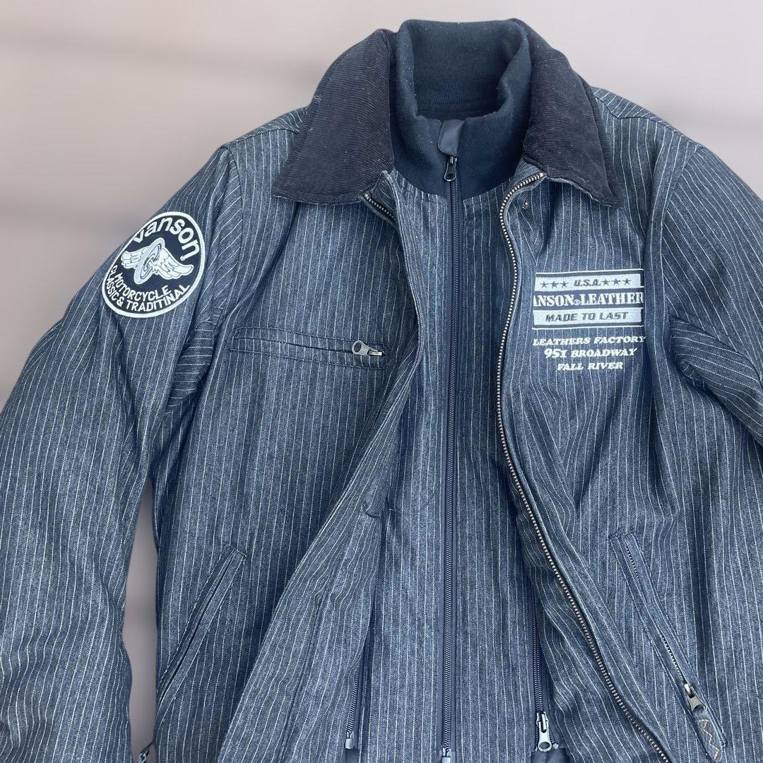 Vanson v22110W COTTON JACKET ストレレッチモデル