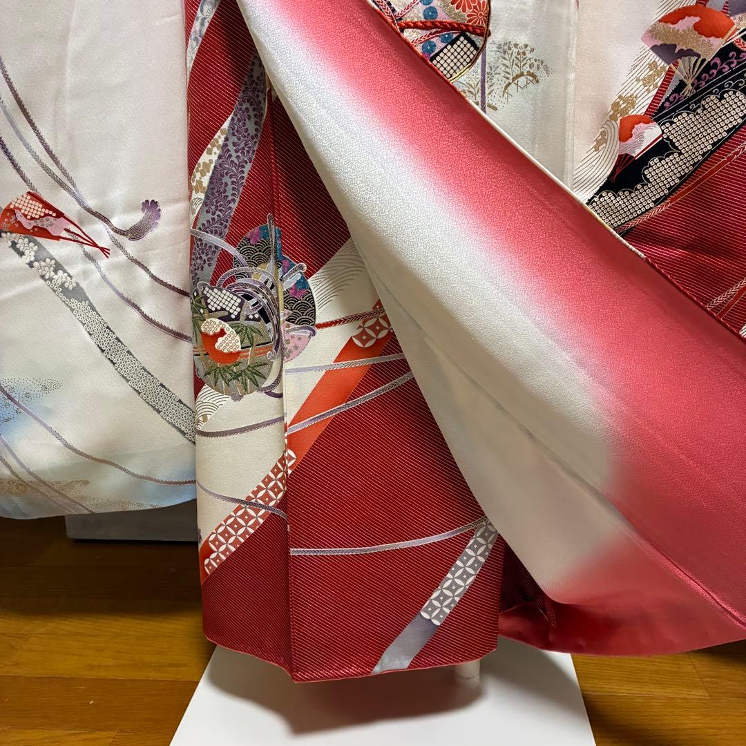 ⁂ゆう様⁂【振袖フルセット】豪華金彩金駒刺繍 御所車熨斗文様 7点セット