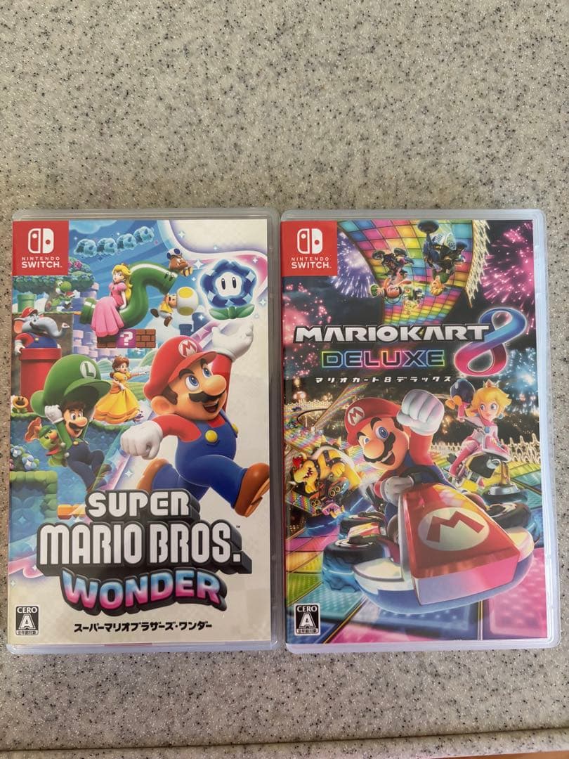 【動作確認済み】任天堂スイッチカセットマリオ2点セット