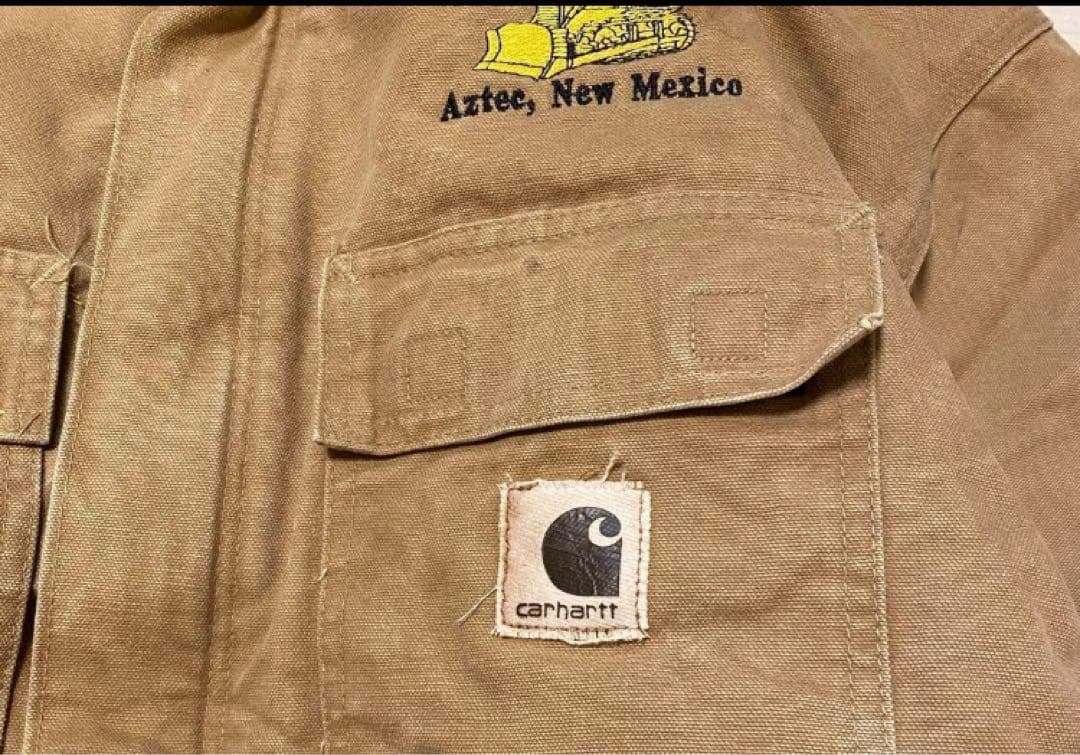 Carhartt トラディショナルコート Duck Coat 企業ロゴ USA製