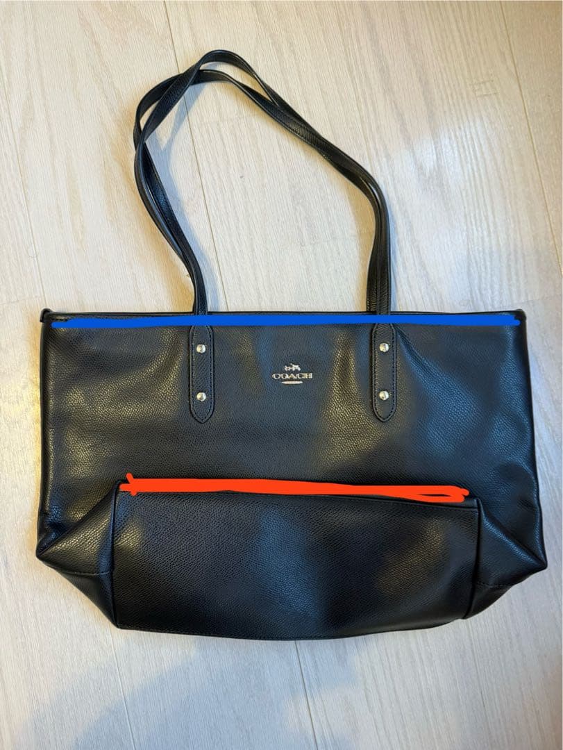 coach　コーチ　トートバッグ　黒