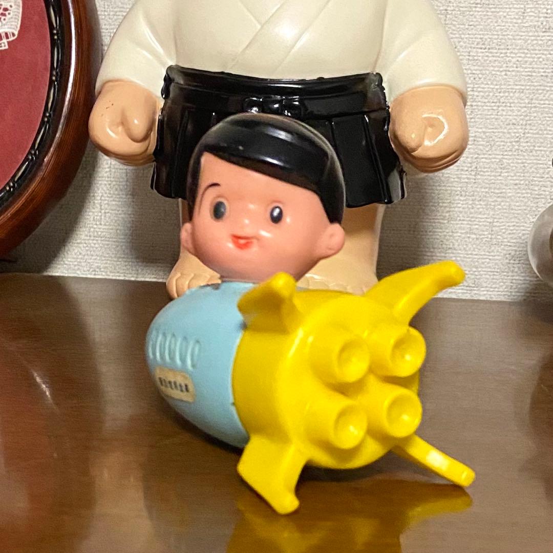 ソフビ 諏訪信用金庫　信ちゃん号 ロケット 貯金箱 ビンテージ 昭和レトロ