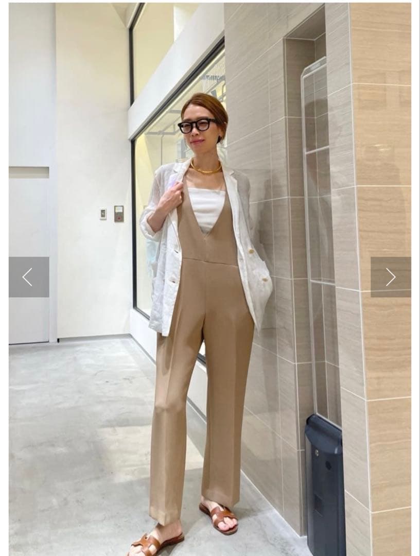 whim gazette 【インフルエンサーコラボ】ダブルフェイスサロペット