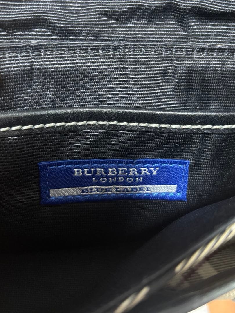 バーバリー　ブルーレーベル　2way ノバチェック　ショルダーバッグ