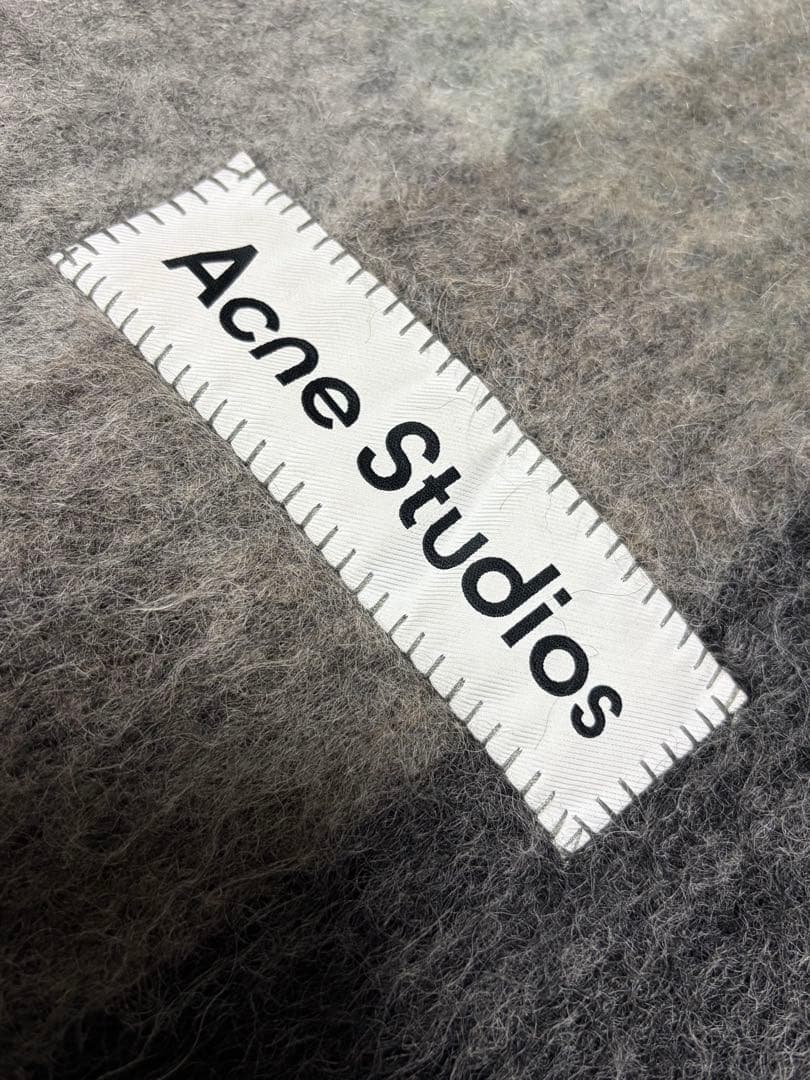 【Acne Studios】アクネストゥディオズ／モヘアチェック柄マフラー