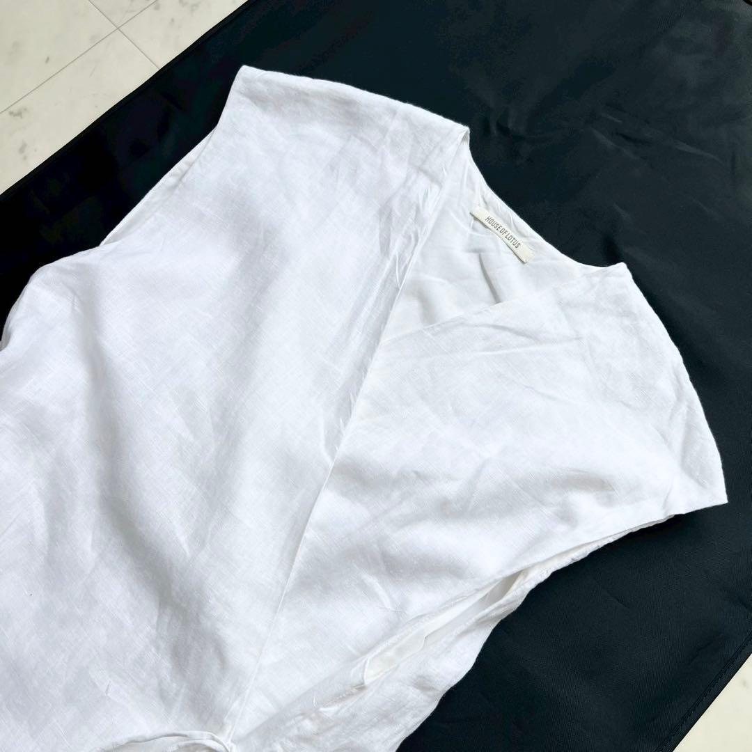 定価6万 タグ付✨️HOUSE OF LOTUS アップリケロングジレ