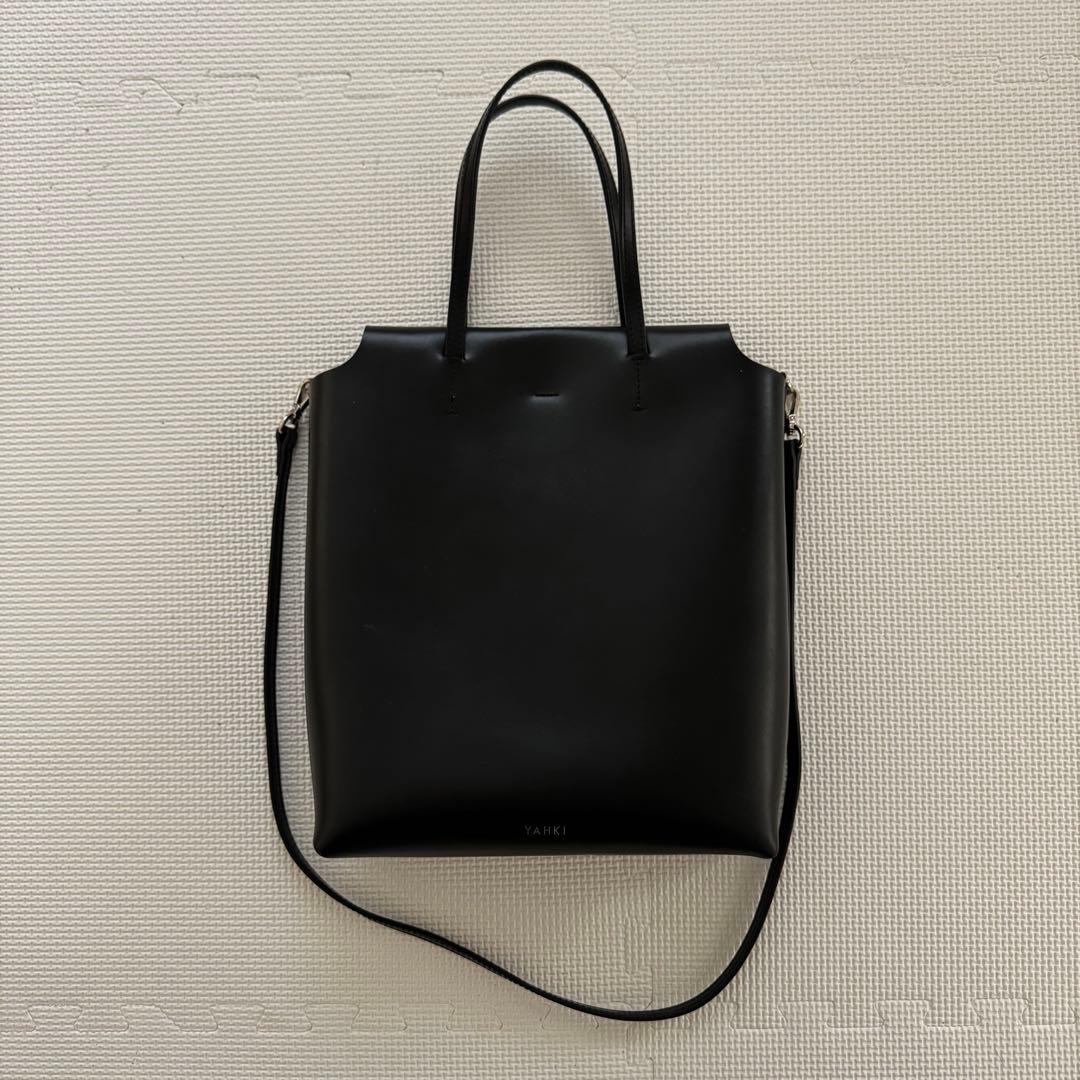 YAHKI／YH-666 TOTE BAG_BLACK A4サイズ