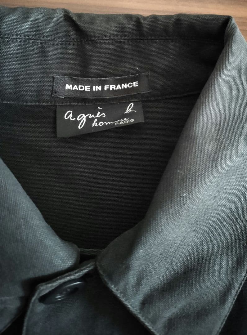 希少！フランス製　アニエスベー カバーオール ジャケット　ブラック　48