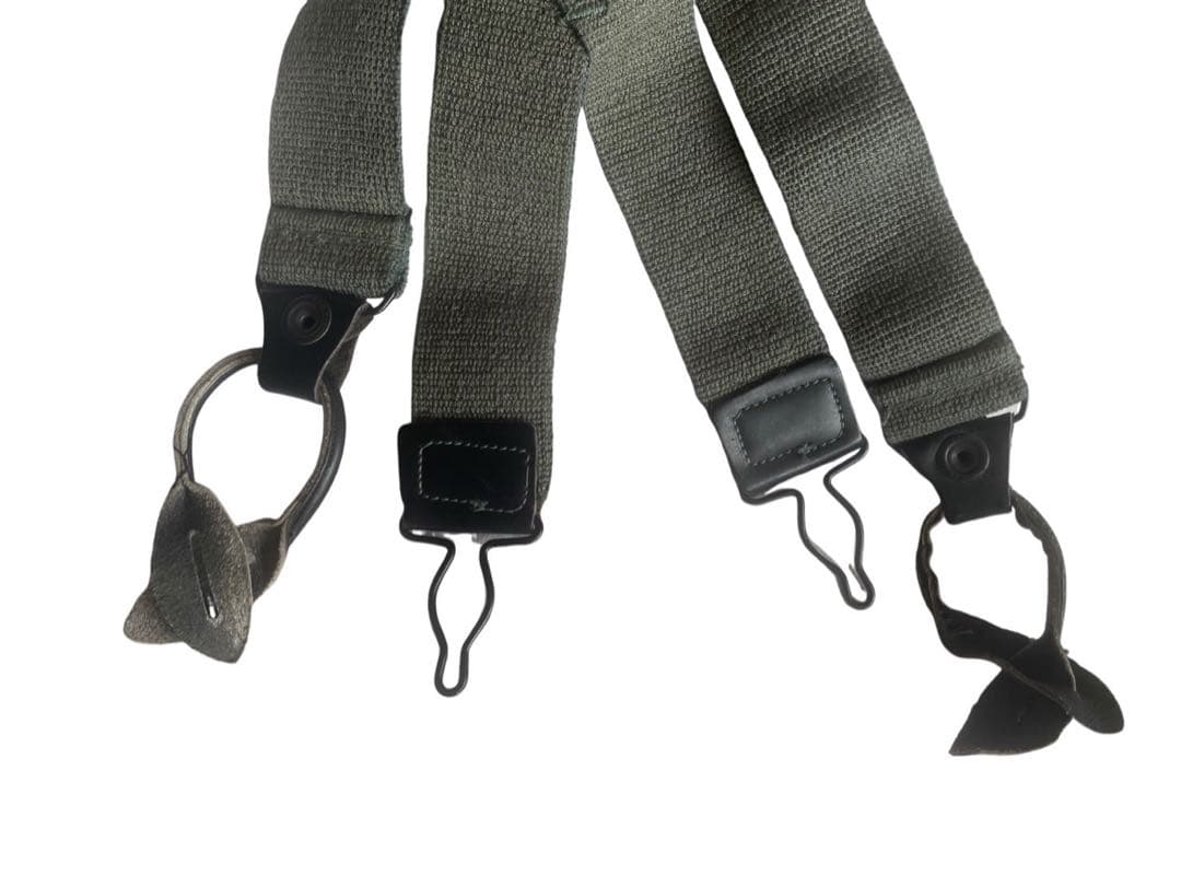 米軍空軍本物防寒用F-1Bフライトトラウザースパンツ用サスペンダー希少に