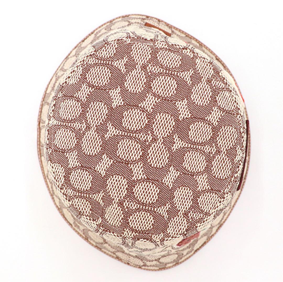 コーチ COACH バケットハット ブラウン系 シグネチャー×ミッキー 保存袋