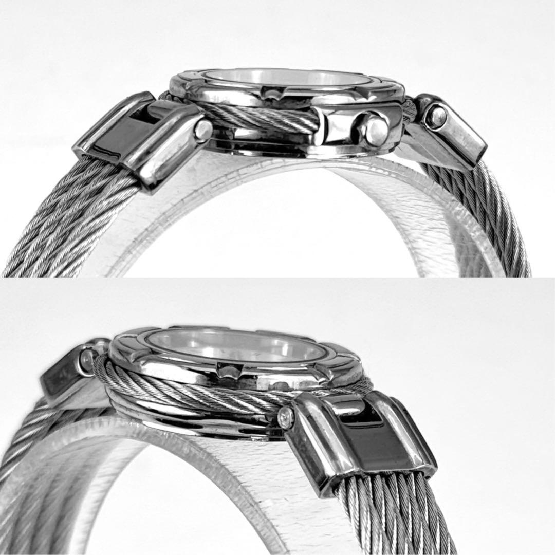 美品✨　フィリップ・シャリオール ケルティック　シルバー　白文字盤　腕時計