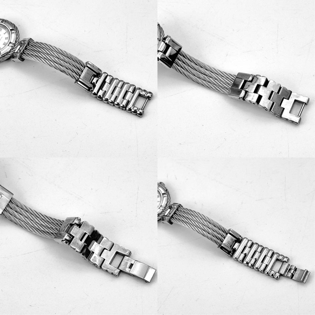 美品✨　フィリップ・シャリオール ケルティック　シルバー　白文字盤　腕時計