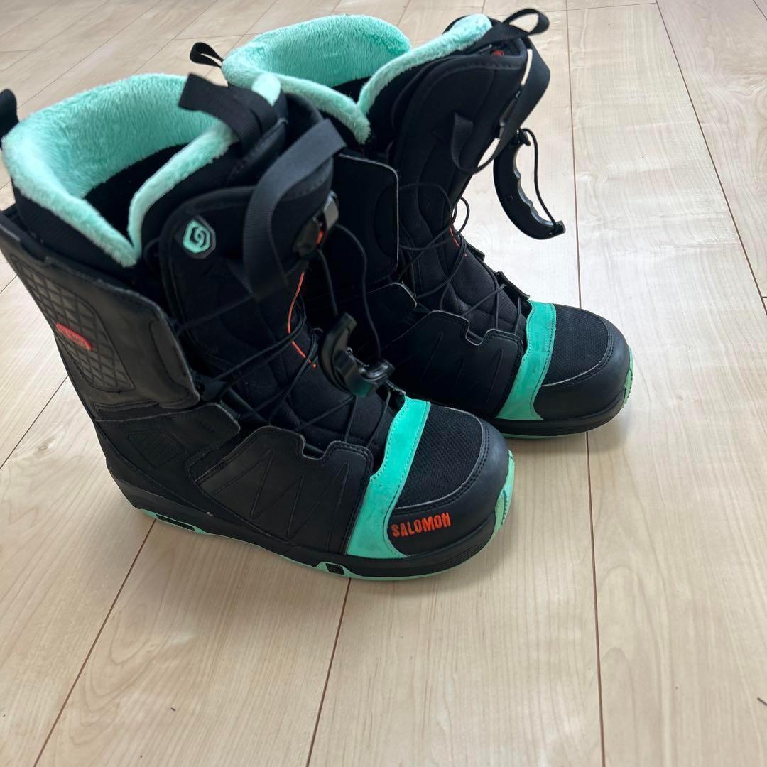 ルー様⭐︎スノボ ボードセット ブーツ(サロモン25.5cm) バインディング付き