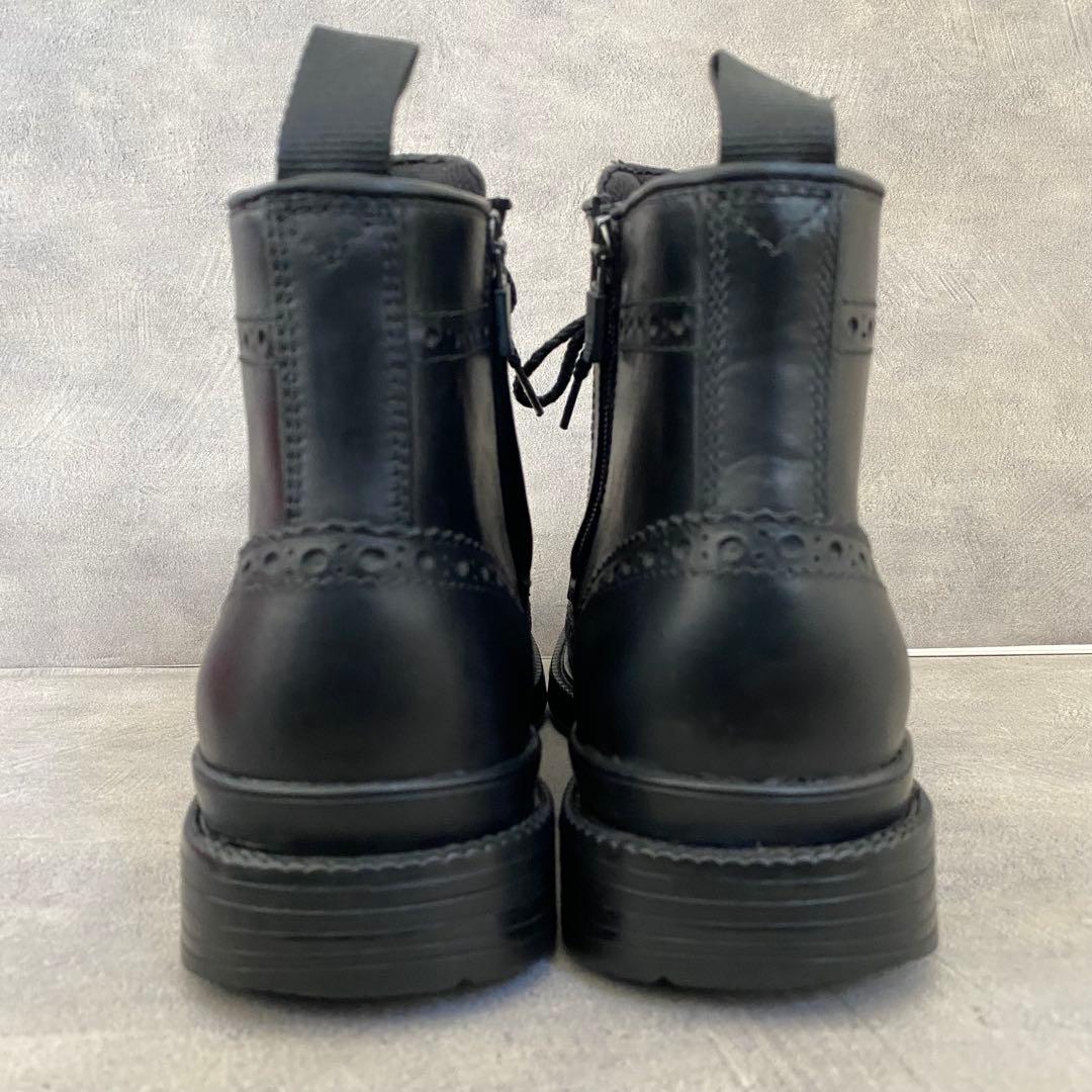 REGAL リーガル サイドジップ カントリーブーツ ウィングチップ 27.5