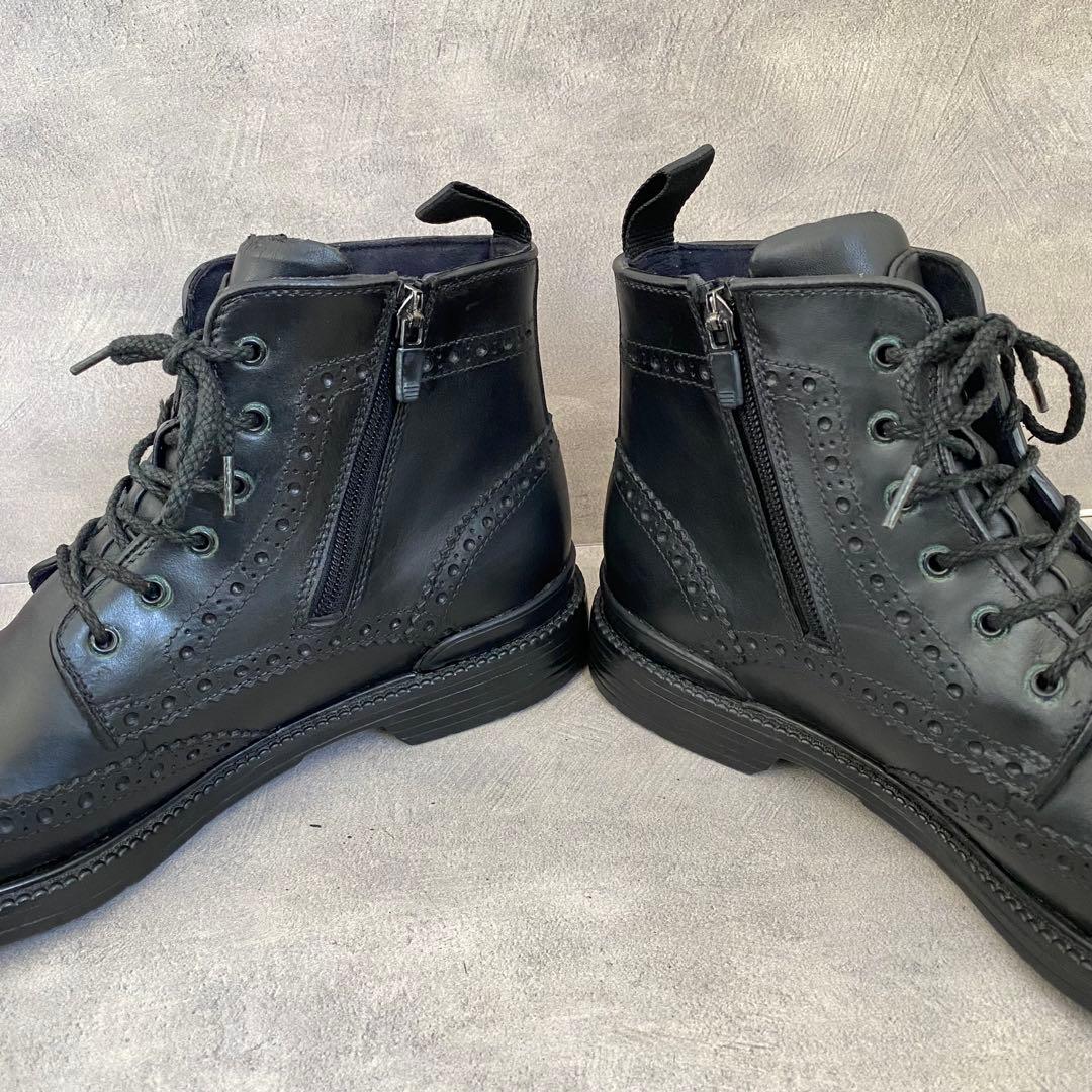 REGAL リーガル サイドジップ カントリーブーツ ウィングチップ 27.5