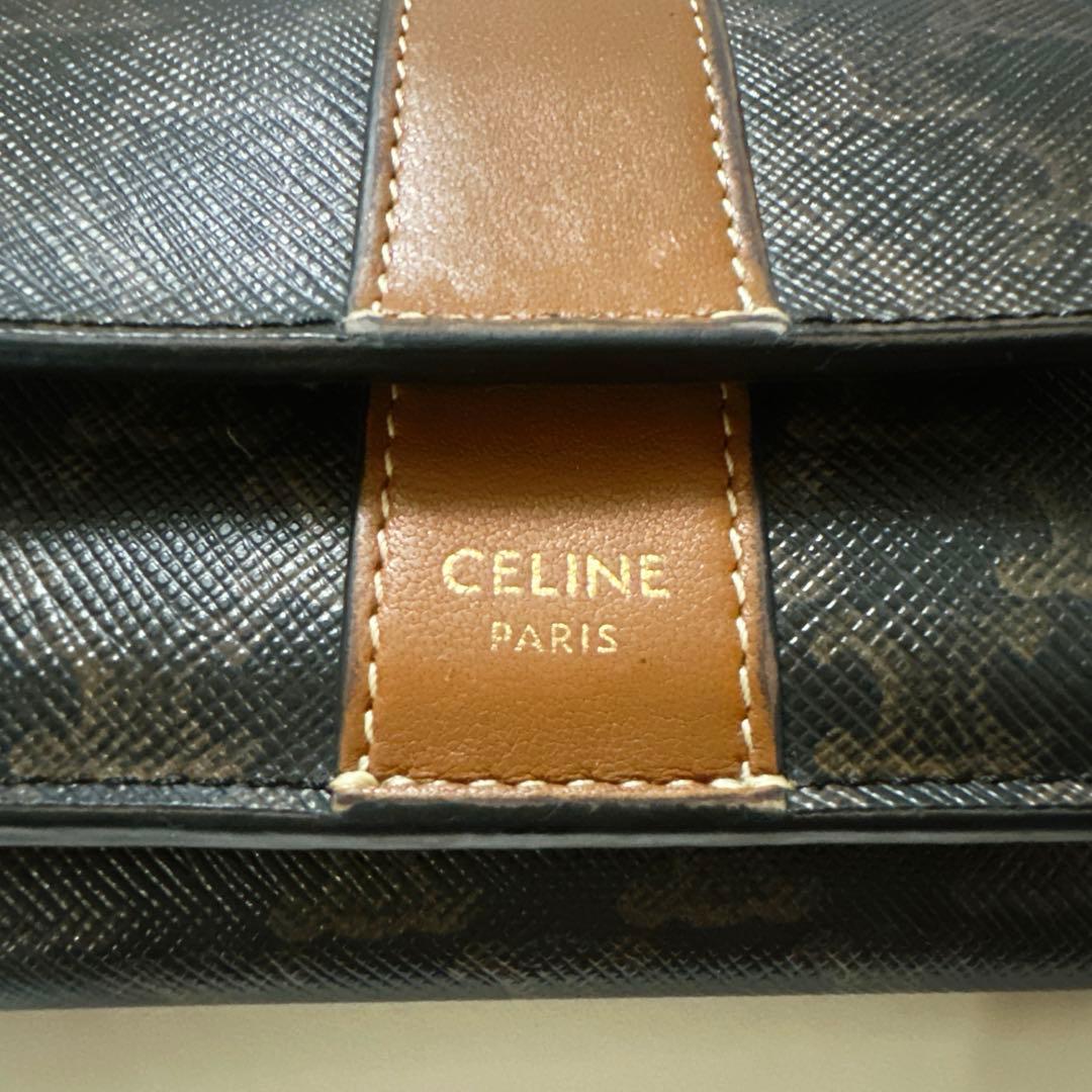 CELINE トリオンフ スモール トリフォールド コンパクトウォレット