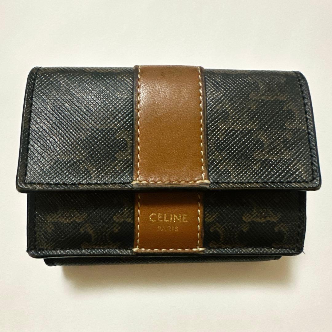 CELINE トリオンフ スモール トリフォールド コンパクトウォレット