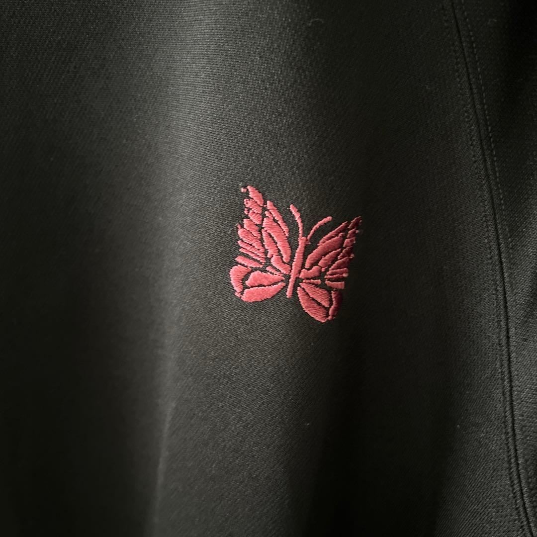 Needles トレーナー XS ブラック ピンク 蝶