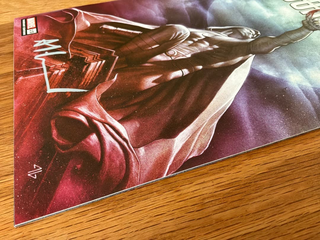 Moon Knight 15 サイン入りAdi Granov表紙 アメコミリーフ