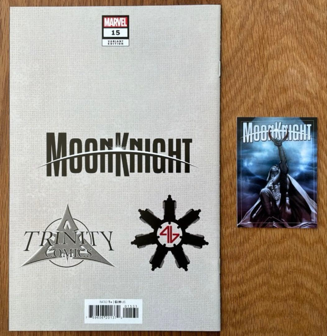 Moon Knight 15 サイン入りAdi Granov表紙 アメコミリーフ