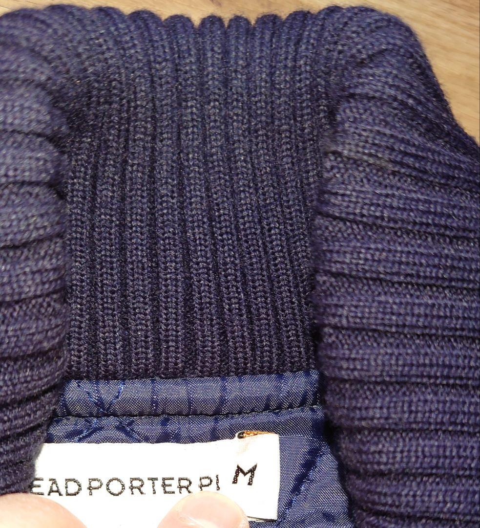 美品■ヘッドポータープラス HEAD PORTER PLUS スタジャン M