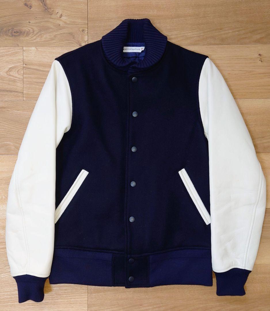 美品■ヘッドポータープラス HEAD PORTER PLUS スタジャン M