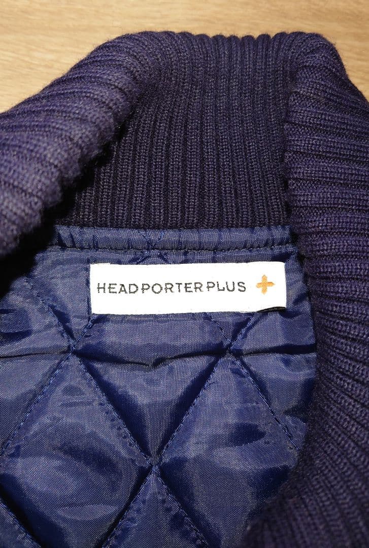 美品■ヘッドポータープラス HEAD PORTER PLUS スタジャン M