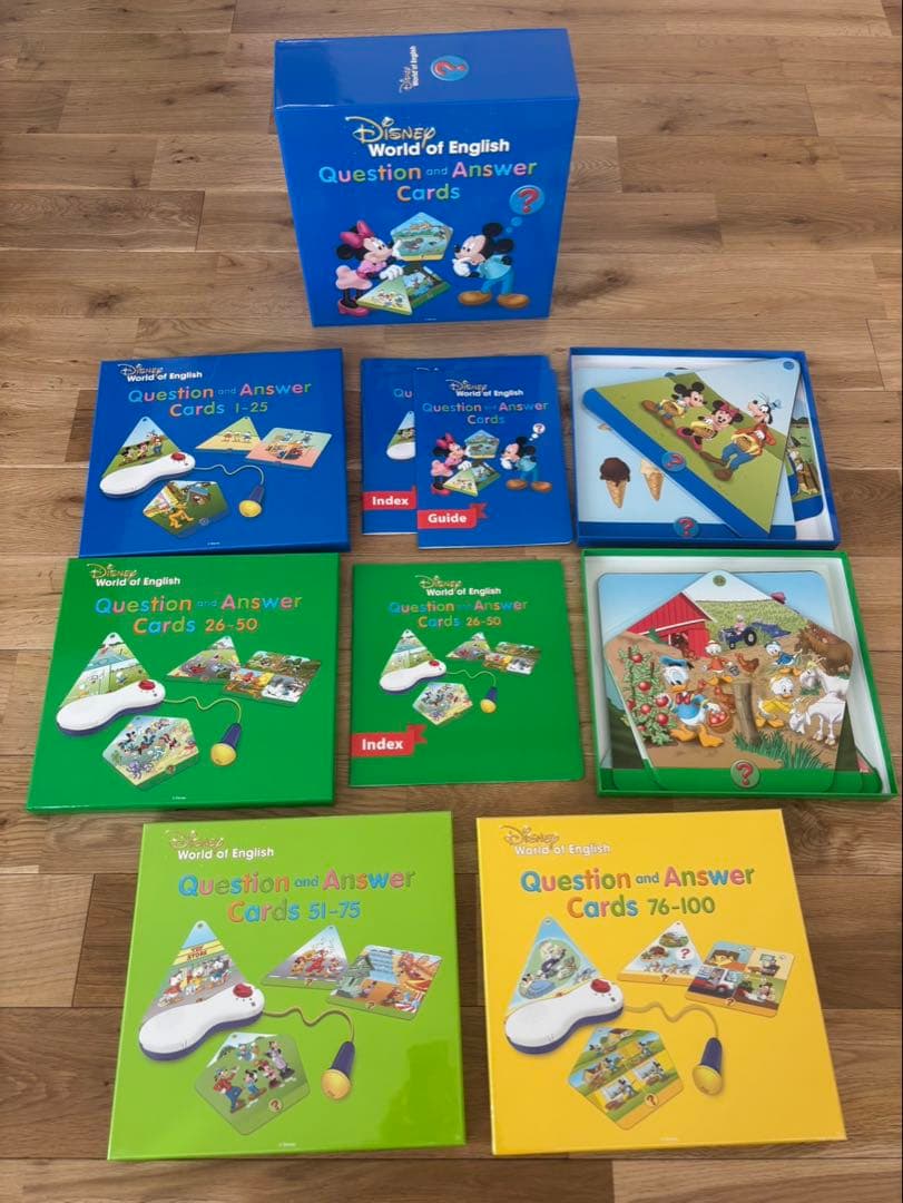 【2021年版 】ミッキーパッケージ＋Ｑ＋Ｐ ディズニー英語システム 美品多数