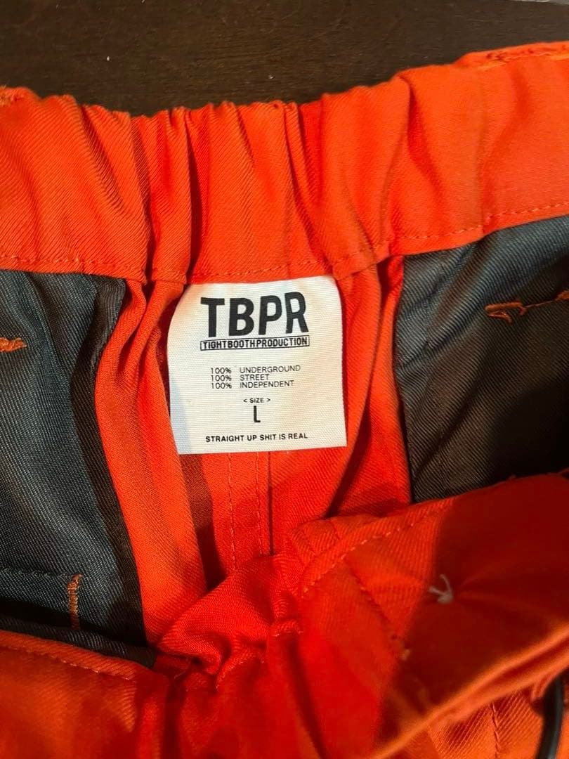TIGHTBOOTH バギースラックス　Lサイズ　オレンジ