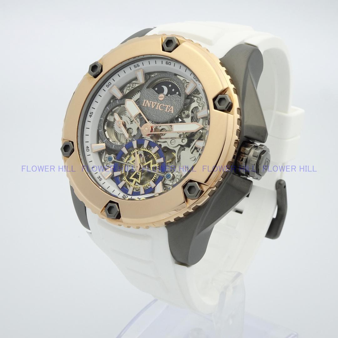 INVICTA 腕時計 自動巻き ゴールド・ホワイト AKULA 42772