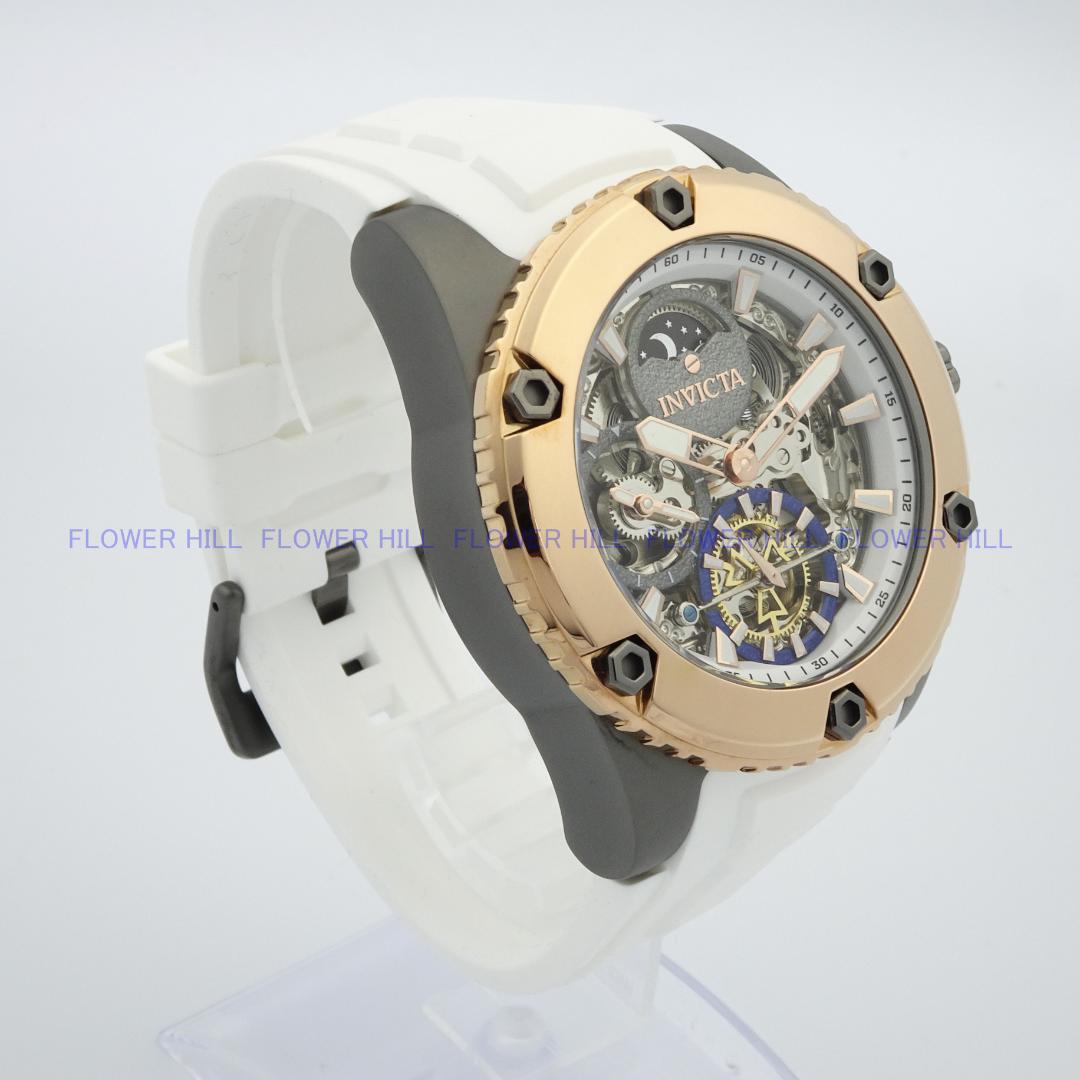 INVICTA 腕時計 自動巻き ゴールド・ホワイト AKULA 42772