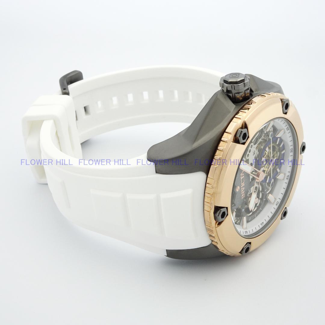 INVICTA 腕時計 自動巻き ゴールド・ホワイト AKULA 42772