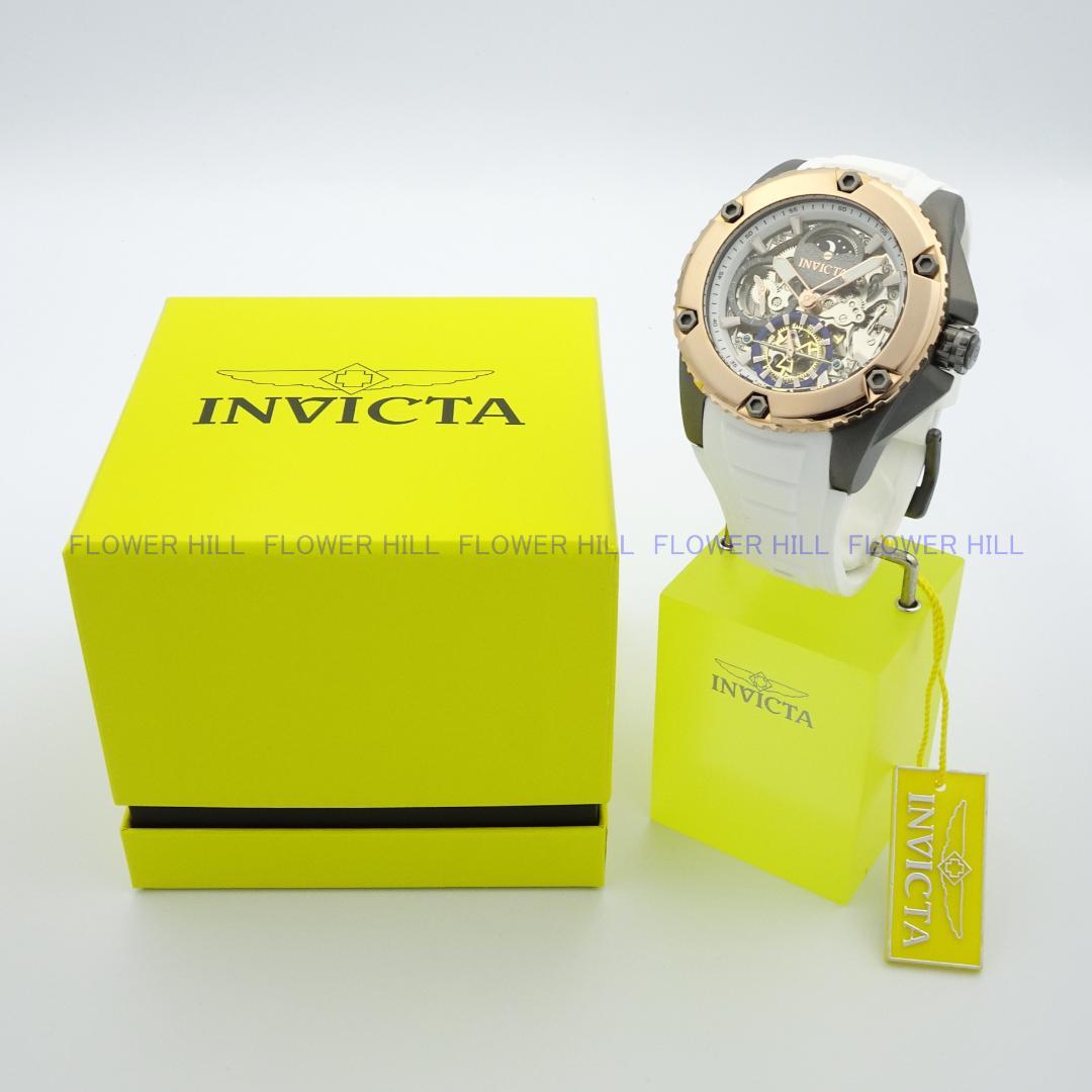 INVICTA 腕時計 自動巻き ゴールド・ホワイト AKULA 42772