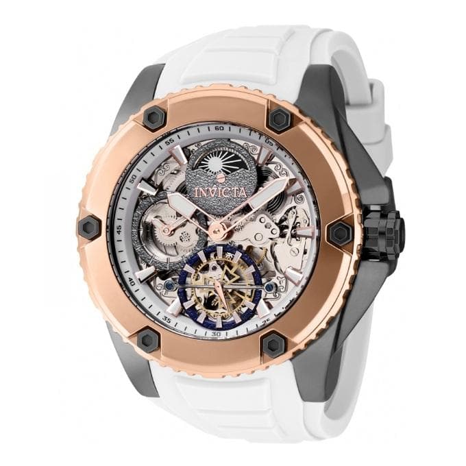 INVICTA 腕時計 自動巻き ゴールド・ホワイト AKULA 42772