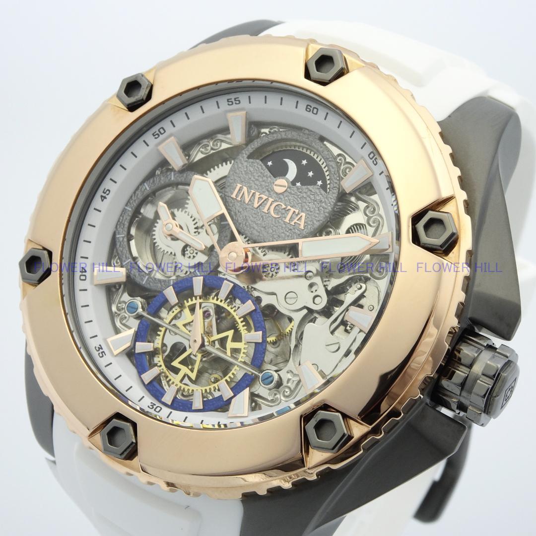 INVICTA 腕時計 自動巻き ゴールド・ホワイト AKULA 42772