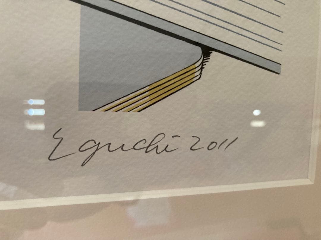 江口寿史版画ストップ！！ひばりくん（ストラトキャスター）1stエディション