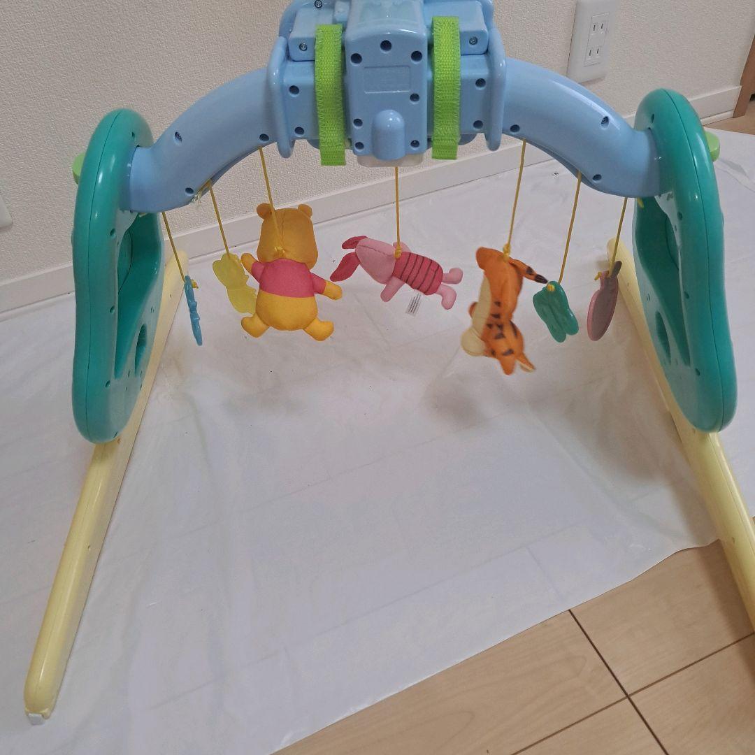 極美品！プーメリー くまのプーさん えらべる回転 6WAYジムにへんしんメリー