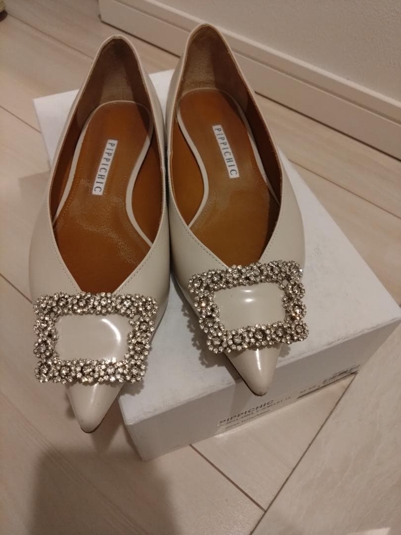 37.1/2サイズ　PIPPICHICフラットシューズ